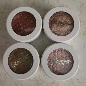 4 Colourpop Supershock Eyeshadows
